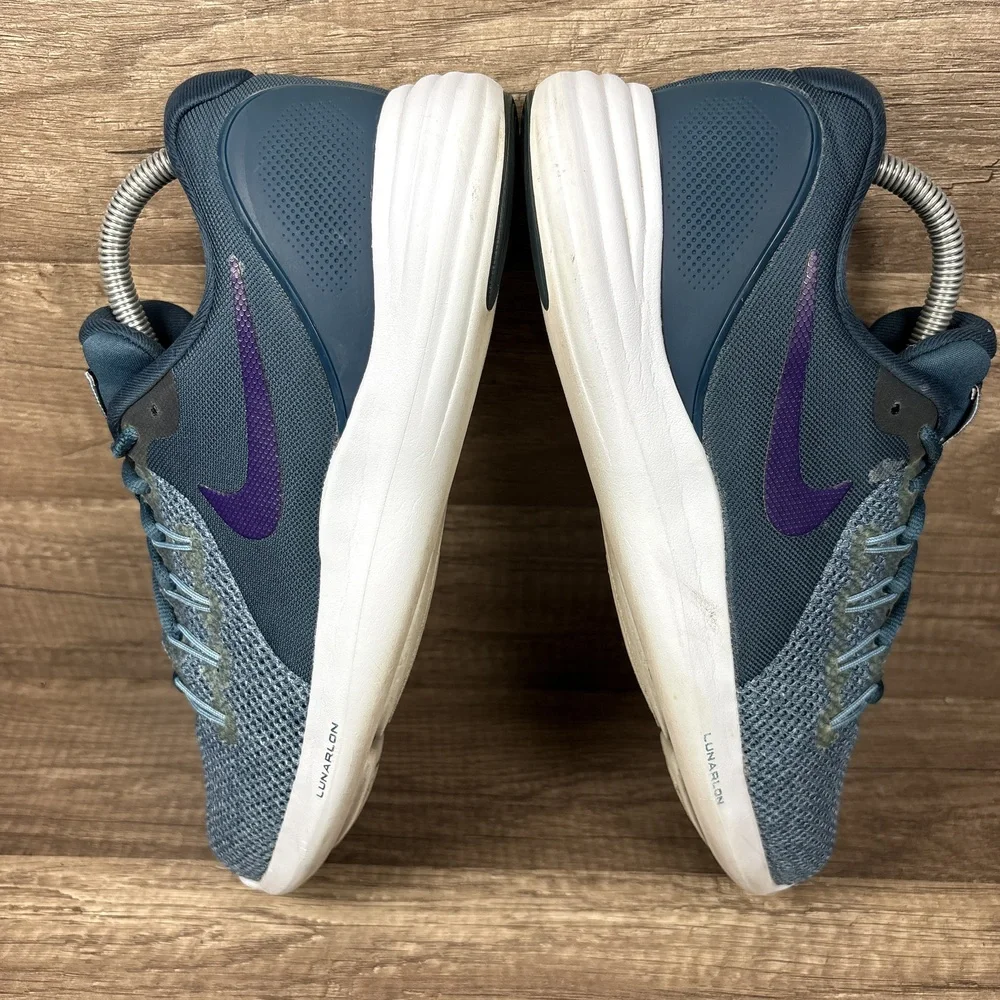 Nike Lunar Apparent Green Blue Womens US Size 10 EUR 42 908998-400 Running Shoes
